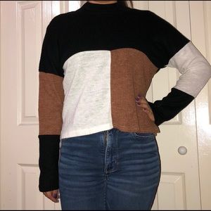 Block patterned Long sleeve